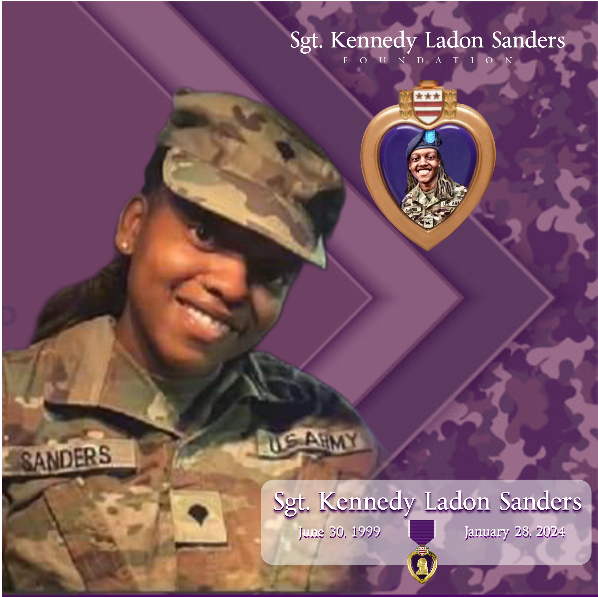 Sgt. Kennedy Ladon Sanders memorial image 1